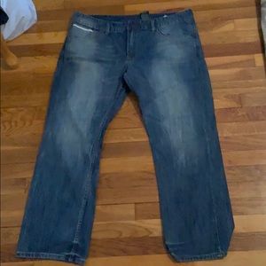 Buffalo David Bitton blue jeans.